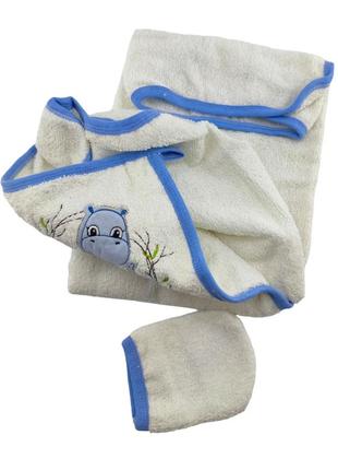 Детское полотенце конверт турция для новорожденного подарок белое (хдн101)2 фото