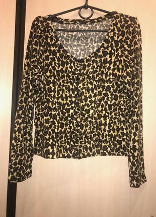 Кофта леопард на 46-48р.