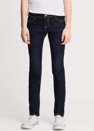 Темно-синие джинсы скини девочкам с-а 146