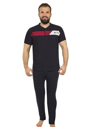 Пижама мужская штаны и футболка r 2065 3xl