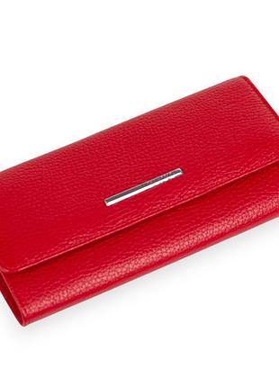 Женский кошелек karya 1191-46 красный из натуральной кожи