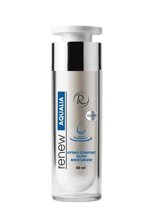 Renew увлажняющий крем с иллюминирующим эффектом aqualia hydro comfort glow moisturiser spf 25 50 мл