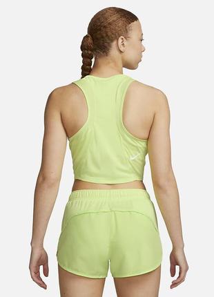 Женский укороченный топ для бега nike dri-fit race dd5921-7362 фото