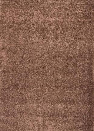 Килимова доріжка з довгим ворсом royal peru pu05a l.brown 1.50 м світло коричневий