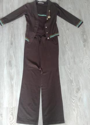 Костюм брючний трійка, штани, топ
