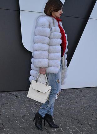 Роспродажа 🔥🔥🔥шикарная шубка трансформер песець. полный рукав.