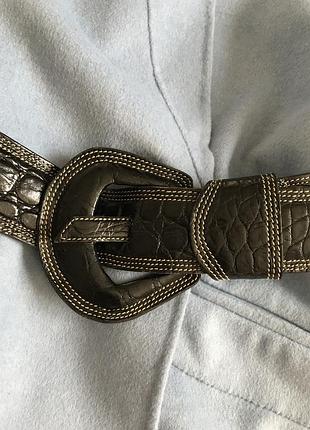 Ремінь шкіряний жіночий стильний divide et impera