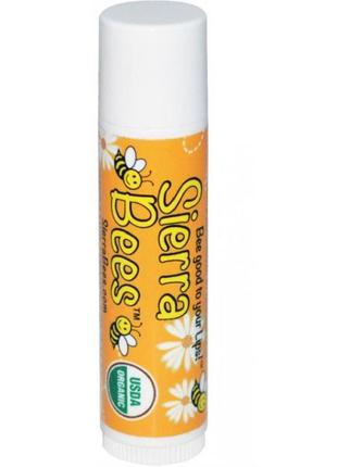 Sierra bees, органический бальзам для губ  "медовый" поштучно, цена за 1 штуку
