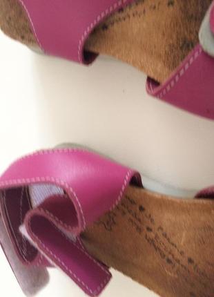 Кожаные босоножки для девочки розовые inblu2 фото