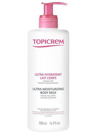 Зволожувальний крем для тіла topicrem ultra hydratante ultra-moisturizing body milk франція оригінал, не польський