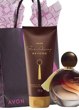 Набір духи та лосьйон для тіла avon, eau de bouquet bleu edt