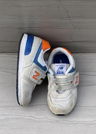 Кроссовки замшевые на липучках (унисекс) 574 classic new balance (оригинал)