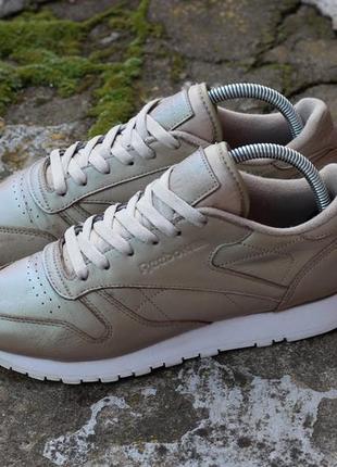 Кросівки reebok classic leather pearlized оригінал нат шкіра2 фото