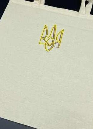 Cумка - шопер 38х36см "тризуб" / cумка - шопер 38х36см "тризуб"