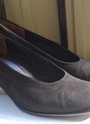 Замшеві туфлі човники балетки3 фото