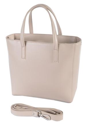 Женская модельная сумка lucherino 776 бежевый тауп