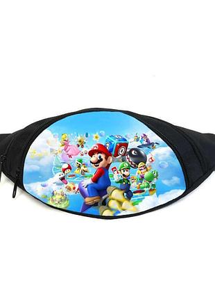 Поясная сумка бананка супер марио super mario (gbsm03) gear bag черная