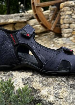 Сандалії чоловічі шкіряні merrell denim leather