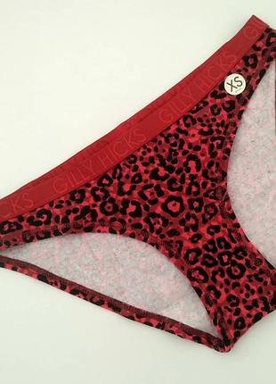 Трусики американського бренду gilly hicks від hollister, з леопардовим принтом