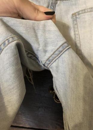 Модные классные джинсовые шорты бермуды 48 р5 фото