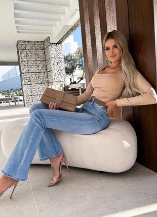 Боди женское базовое с рукавом декольте нарядное бежевое коричневое черное белое батал