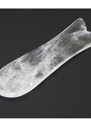 Масажер гуа ша "риба" гірський кришталь
