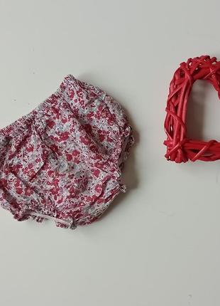 Блумери, блумеры, труси на підгузник, труси памперс 0-6м 6-12м