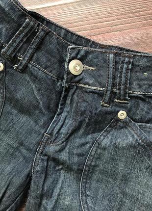 Denim co синие джинсовые шорты со стразами высокие на талию3 фото