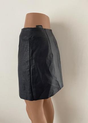 Кожаная юбка h&m2 фото