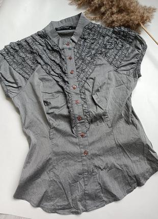 Блуза женская из натуральной легкой ткани2 фото