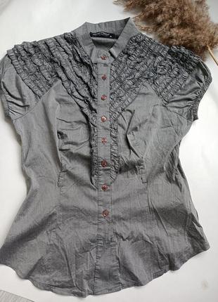 Блуза женская из натуральной легкой ткани3 фото