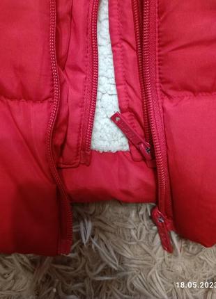 Пуховик  теплый куртка удлиненная зимняя ли купер lee cooper для девочки3 фото