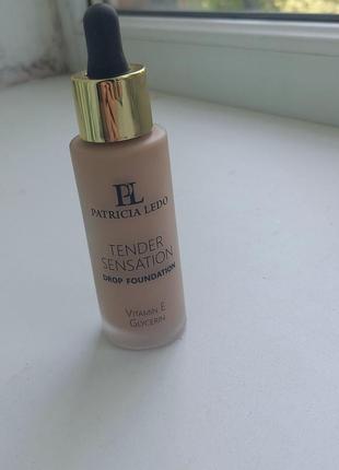 Тональное средство patricia ledo tender sensation drop foundation с витамином e и глицерином, тон 01, 30 мл