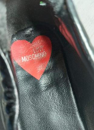 Балетки от люксового бренда moschino, кожа9 фото
