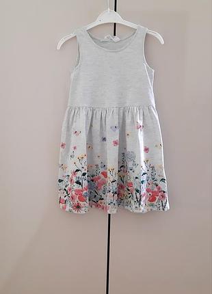 Котоновое платье h&amp;m 110-116 размера.
