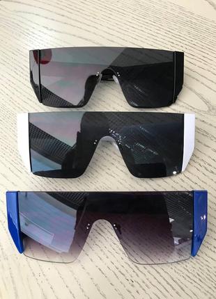 Очки солнцезащитные стильная маска5 фото