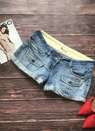 Miso джинсовые шорты с подкатами