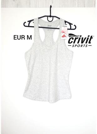 Бавовняна майка борцівка борцовка спортивна crivit eur m 40-421 фото