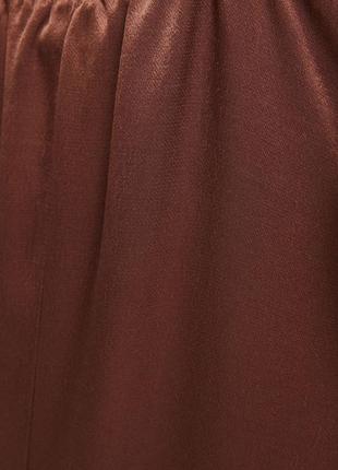 Сукня міді атлас з кружевом 100% віскоза5 фото