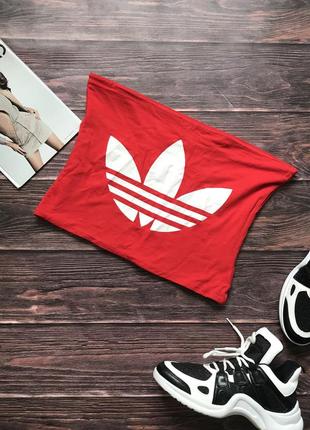 Яскравий червоний топ adidas оригінал