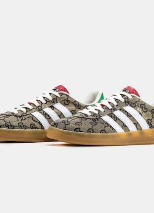 Adidas gazelle x gucci чоловічі трендові кеди кросівочки адідас гучі мужские кроссовки кеды бренд демисезон весна літо