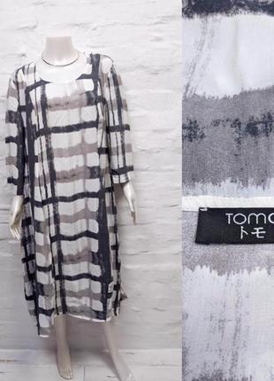 Tomo оригинальное платье баллон из вискозы