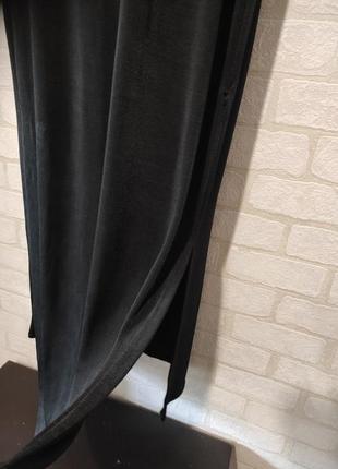 Платье в пол черного цвета3 фото