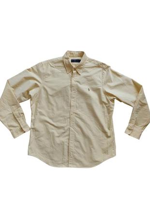 Мужская рубашка ralph lauren оригинал 100% хлопок xl