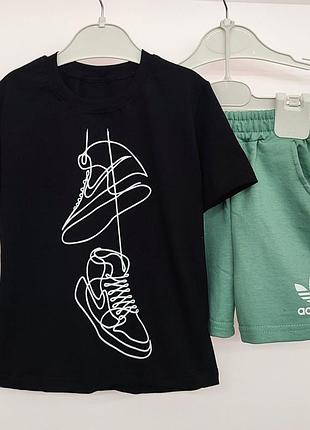 Летний комплект для мальчика, размер 116-122