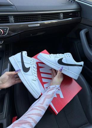 Женские кеды nike sb dunk low retro! топ качество! натуральная кожа!