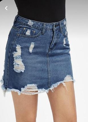 Джинсовая юбка новая denim