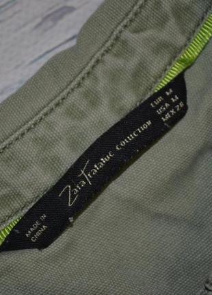М фирменная женская джинсовая рубашка блуза блузка зара zara с манжетом и орнаментом10 фото