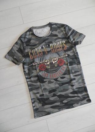 Официальная футболка с логотипом guns n' roses от c&amp;a размер s