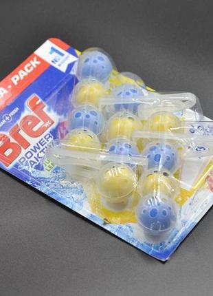 Шары для унитаза "bref" / лимонная свежесть / 3*50г